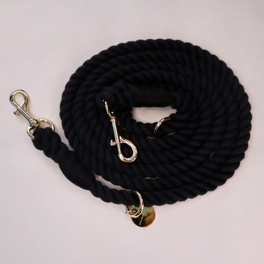 Multiway Dog Lead - Jet Black