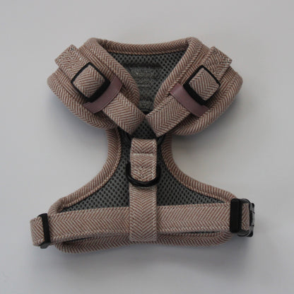 Adjustable Dog Harness - Rural Collection - Walnut
