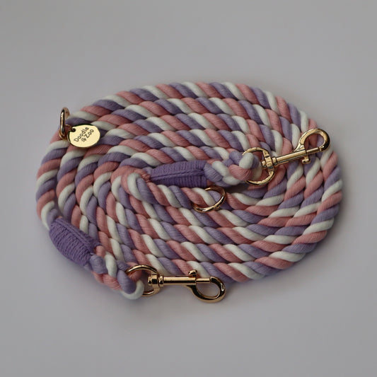 Multiway Dog Lead - Lavender Swirl