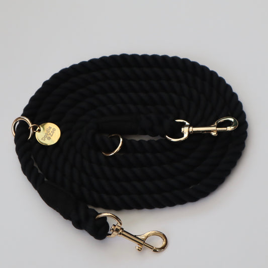 Multiway Dog Lead - Jet Black