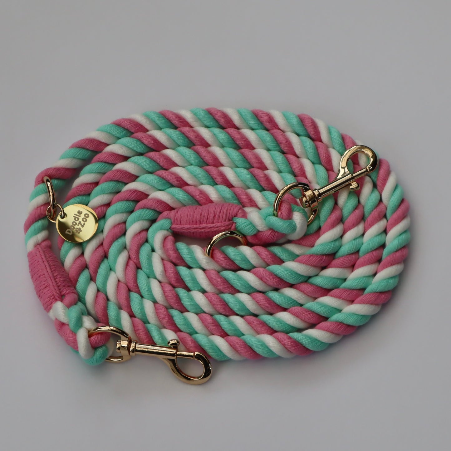 Multiway Dog Lead - Strawberry Swirl